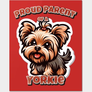 Yorkie dog cute Posters and Art